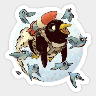 Just One of the Birds Sticker